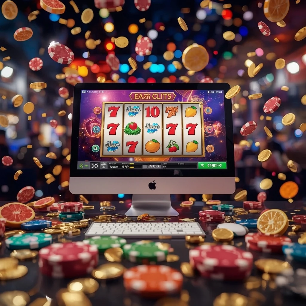 machines à sous à l'écran CASINO WOLFY