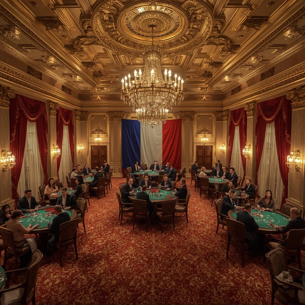 Le casino et le drapeau français CASINO WOLFY